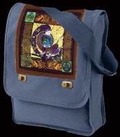 ANU earth mother artPATCH Canvas Field Bag By Jen Delyth
