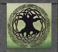 Celtic Tree of Life Fine Art XL Tapestry