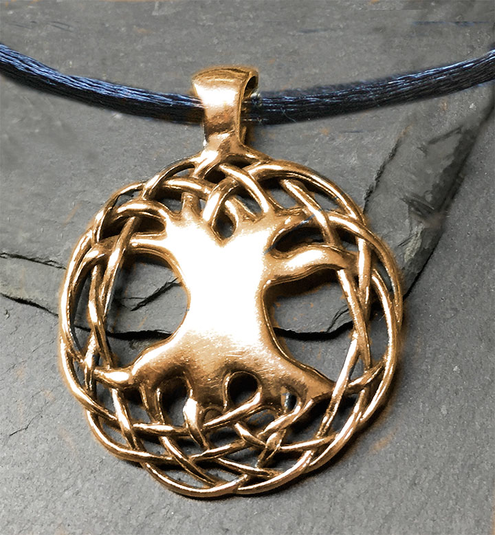 Wolf Celtic Tree of Life Necklace for Men – Ericol Jewelry
