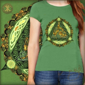 WILDE HARES Tshirt By Jen Delyth