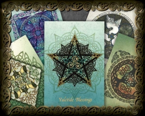 Celtic Holiday Card 10 Pack By Jen Delyth