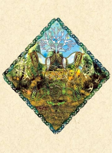HERNE Stags Greeting Card By Jen Delyth