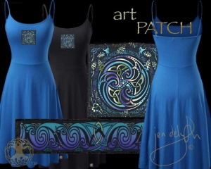 Celtic Shadow Weavers  Dress by Jen Delyth