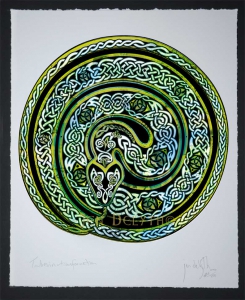 EARTH SERPENT - Ouroboros - Archival Open Edition Giclee Print