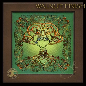 Tree Song - Tree Heart - the Song of the Tree Wood Framed Tile