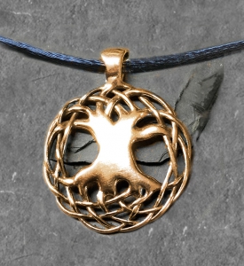 CELTIC TREE OF LIFE  Special Edition 14K SOLID GOLD 1" Medium Pendant (actual price will be added with options)