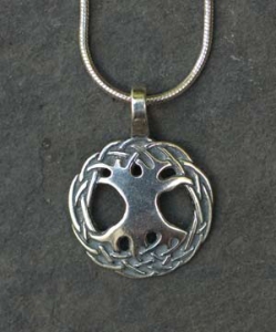 TREE of LIFE - Small Sterling Silver Celtic Pendant By Jen Delyth