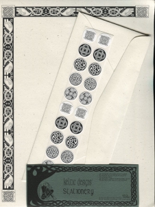 Celtic Notecards Recyled Paper by Jen Delyth
