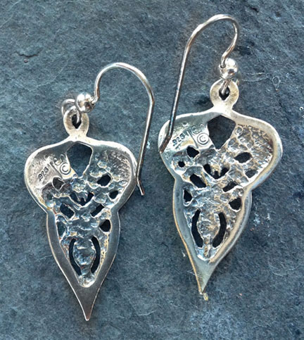 CRANES - Celtic Jewelry Sterling Silver Earrings By Welsh artist Jen ...
