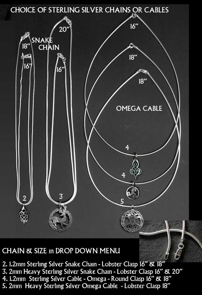 Pendant Chain Triskel Pendant Celtic Pendant Silver Pendant Popular Jewelry Breton Pendant Celtic Jewelry Spiritual Pendant