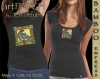 Charcoal - Anu - Celtic Earth Mother by Jen Delyth artPaTCH top