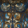 Celtic Owl - Blodeuwedd by Jen Delyth artPaTCH Detail