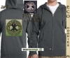Celtic Tree of Life by Jen Delyth artPaTCH hoodie Charcoal