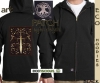 WARRIOR celtic men's hoodie by Jen Delyth black