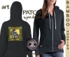 ANU (The Earth Mother) Bamboo Ladies Hoodie Celtic artPATCH by Jen Delyth Charcoal