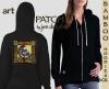ANU (The Earth Mother) Bamboo Ladies Hoodie Celtic artPATCH by Jen Delyth Black