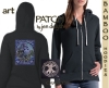 SELKIE Bamboo Ladies Hoodie Celtic artPATCH by Jen Delyth