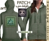Celtic Healers by Jen Delyth Hoodie PaTCH Moss