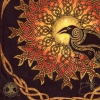 Celtic Solstice Raven by Jen Delyth art PATCH Detail