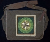 Epona Celtic Horses Messenger Bag Khaki