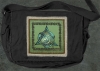 Celtic Healers Messenger Bag by Jen Delyth BLACK