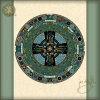 Keltic Mandala Card by Jen Delyth