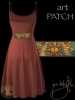 Celtic Goddess Brighid - Spagetti Strap Dress by Jen Delyth - RUST BACK