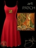 Celtic Hare Dress by Jen Delyth RED FRONT