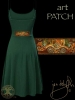 Celtic Hare Dress by Jen Delyth GREEN BACK