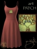 Celtic Tree Song Dress by Jen Delyth - RUST FRONT