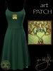 Celtic Tree Song Dress by Jen Delyth - GREEN FRONT
