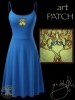 Celtic Tree Song Dress by Jen Delyth - BLUE FRONT