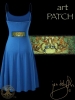 Celtic Tree Song Dress by Jen Delyth - BLUE BACK