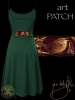 Celtic Wren Spagetti Strap Dress by Jen Delyth GREENBACK