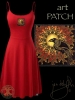 Solstice Raven Spagetti Dress by Jen Delyth FRONT RED