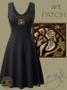 CELTIC MOON Black Dress by Jen Delyth FRONT
