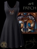 Celtic Owl Dress by Jen Delyth Black - Front