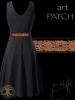 CELTIC RAVEN Dress by Jen Delyth -BLACK  - BACK