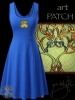 Celtic Tree Song Dress by Jen Delyth - BLUE - FRONT