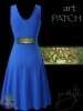 Celtic Tree Song Dress by Jen Delyth - BLUE - BACK