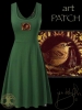 Celtic Wren Dress by Jen Delyth - GREEN FRONT