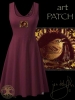 Celtic Wren Dress by Jen Delyth - WINE FRONT
