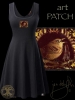 Celtic Wren Dress by Jen Delyth - BLACK FRONT