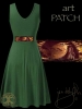 Celtic Wren Dress by Jen Delyth - GREEN BACK