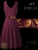 Celtic Wren Dress by Jen Delyth - WINE BACK