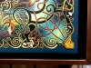 Celtic Tree of Life Canvas Giclee Bronze Frame Detail