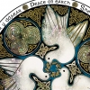 Celtic Doves Detail by jen delyth