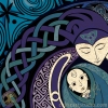 Mabon Celtic Mother and Child jen delyth print