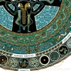 Keltic Mandala detail of Print by Jen Delyth