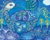 World Bird Detail by Jen Delyth Egg Tempera Painting